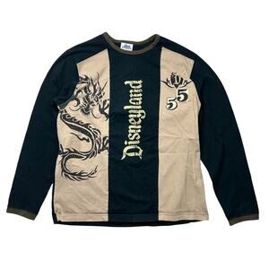 Vintage Disney Year of the Dragon Panel Shirt Long Sleeve